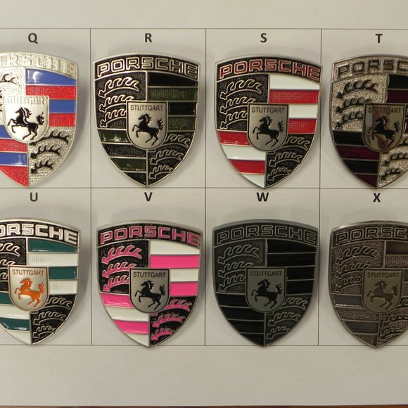 PORSCHE custom livery hood crests - Picture 4 of 9